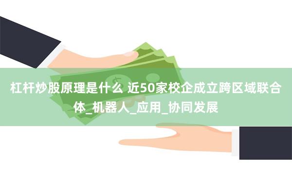 杠杆炒股原理是什么 近50家校企成立跨区域联合体_机器人_应用_协同发展